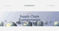 Desktop Screenshot of futurefreight.com